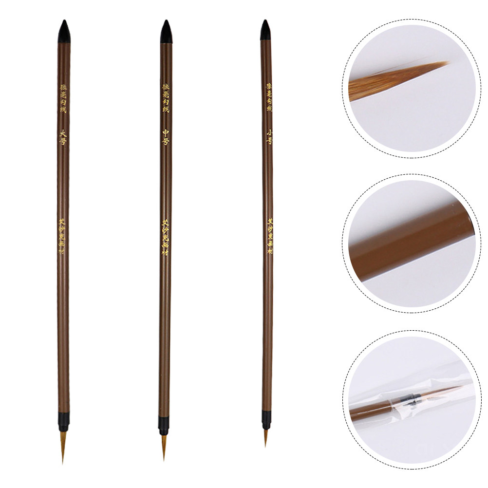 3Pcs Wolf Hair Line Drawing Pe – Watercolor Brush Pen Bewertung und Preis