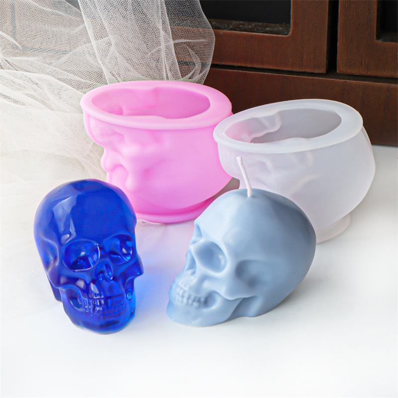 White and Pink Skull Candle Mo – Art Craft Holiday Bewertung und Preis
