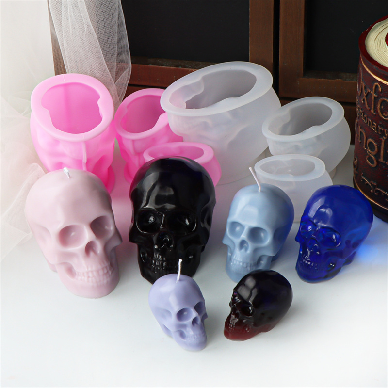 White and Pink Skull Candle Mo – Art Craft Holiday Bewertung und Preis