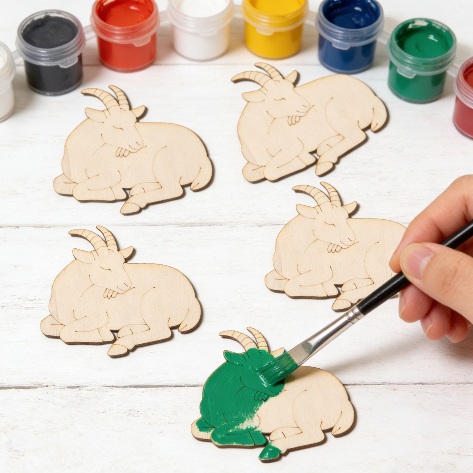 10pcs/set Unfinished Wood Shee – Art Craft Animals Bewertung und Preis