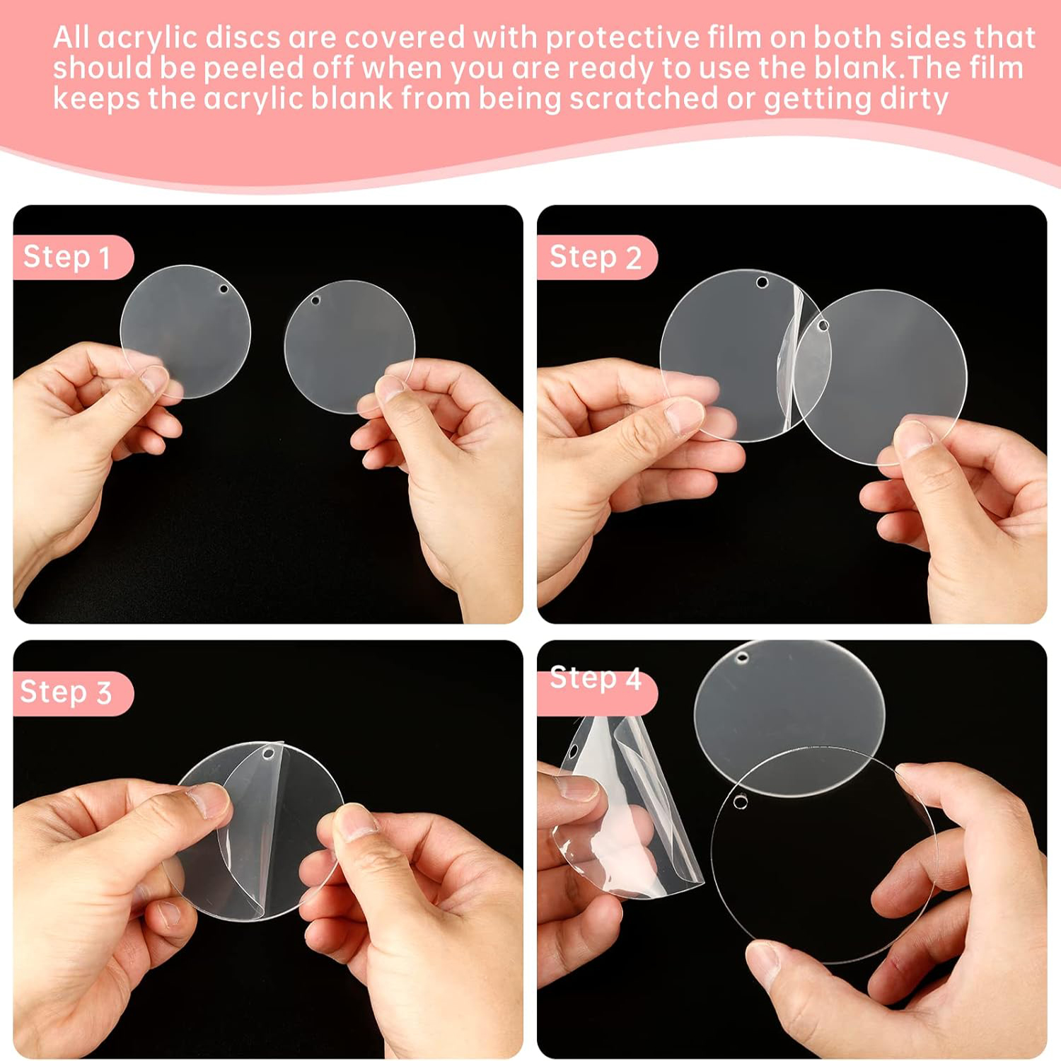 30 Pcs Clear Acrylic Circles 2 – Art Craft Activity Bewertung und Preis