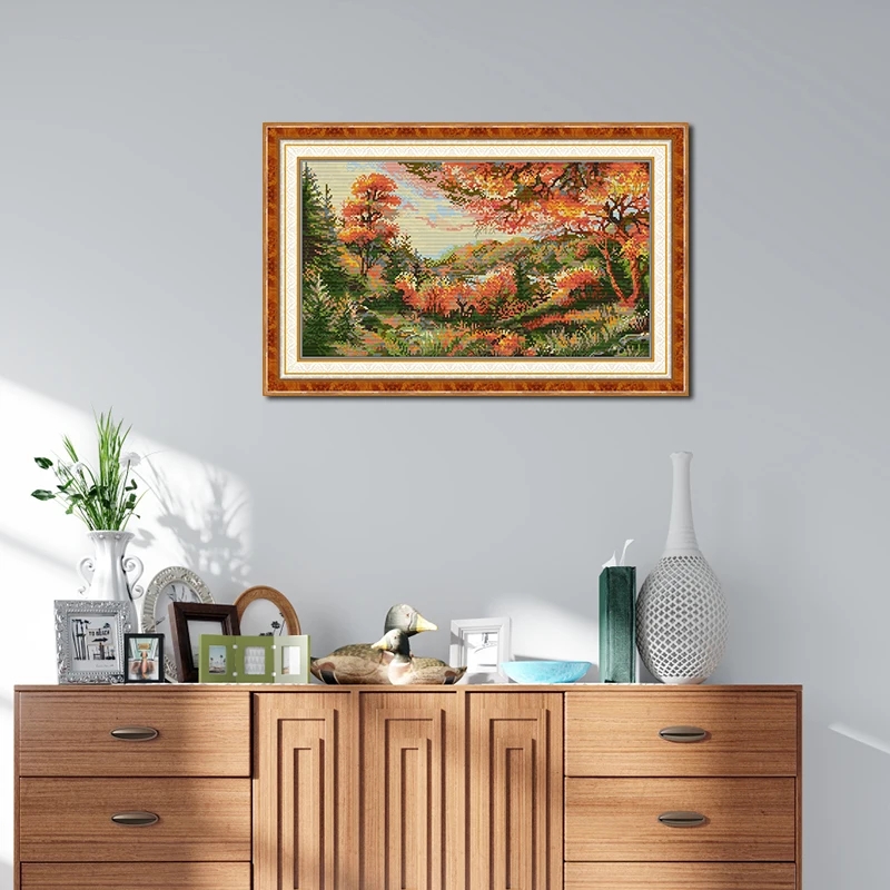 Autumn Scenery Pattern Cross S – Art And Craft Autumn Bewertung und Preis