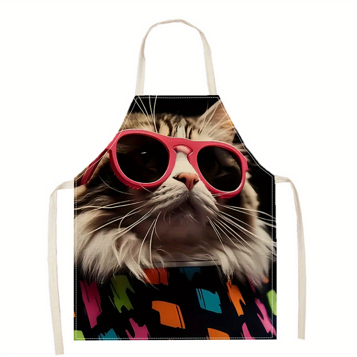 Linen Apron Funny Cat Sunglass – Art Craft Gift Ideas Bewertung und Preis