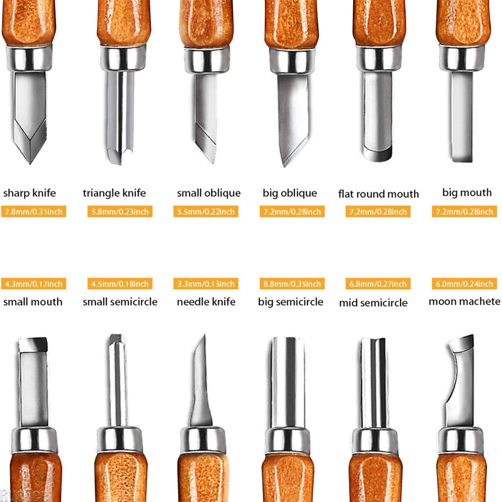 12Pcs SK2 Woodworking Carving  – Art Craft Knife Bewertung und Preis